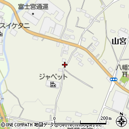 静岡県富士宮市山宮2491周辺の地図