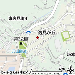神奈川県横須賀市逸見が丘5-14周辺の地図