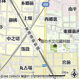 愛知県一宮市萩原町戸苅中之切25-1周辺の地図
