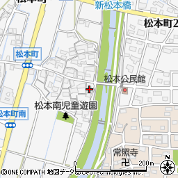 愛知県春日井市松本町662-8周辺の地図