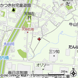 愛知県春日井市牛山町606周辺の地図