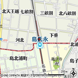 島氏永駅周辺の地図