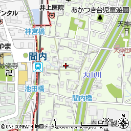 愛知県春日井市牛山町259周辺の地図