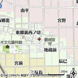 愛知県一宮市萩原町高松東郷裏東ノ切周辺の地図