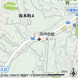 横須賀坂本郵便局周辺の地図