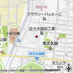 愛知車輌興業株式会社　小牧駐在所周辺の地図