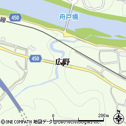 京都府船井郡京丹波町広野周辺の地図