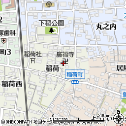 廣福寺周辺の地図