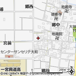 愛知県一宮市大和町於保郷中2375周辺の地図