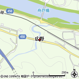京都府京丹波町（船井郡）広野周辺の地図