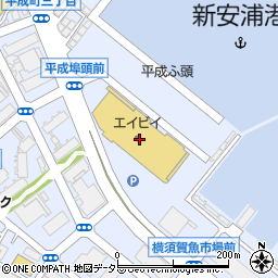 エイビイ平成町店食品館周辺の地図