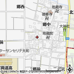 愛知県一宮市大和町於保郷中2390周辺の地図
