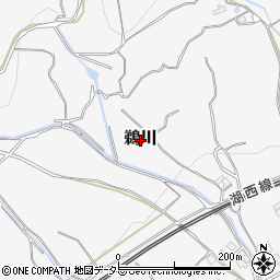 滋賀県高島市鵜川周辺の地図