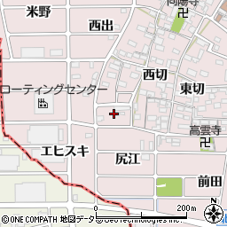 愛知県岩倉市北島町山伏塚周辺の地図