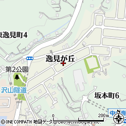 神奈川県横須賀市逸見が丘14-10周辺の地図