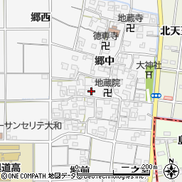 愛知県一宮市大和町於保郷中2391周辺の地図