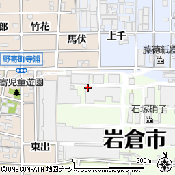 愛知県岩倉市川井町舟橋周辺の地図