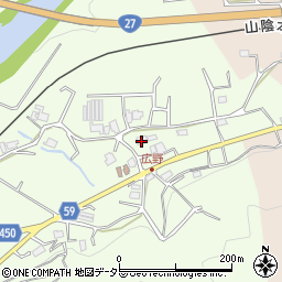 京都府船井郡京丹波町広野岡周辺の地図