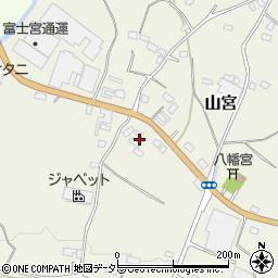 静岡県富士宮市山宮2498周辺の地図