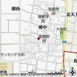 愛知県一宮市大和町於保郷中2393周辺の地図