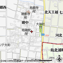 愛知県一宮市大和町於保郷中2399周辺の地図