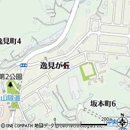 神奈川県横須賀市逸見が丘14-13周辺の地図
