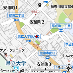ブランマーレ横須賀周辺の地図