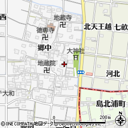 愛知県一宮市大和町於保郷中2422周辺の地図