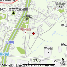 愛知県春日井市牛山町617周辺の地図