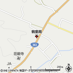 土岐鶴里郵便局周辺の地図