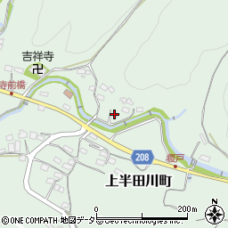 愛知県瀬戸市上半田川町820-1周辺の地図