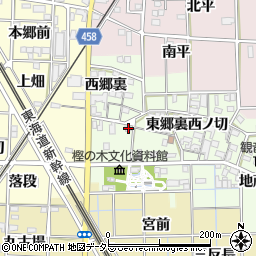 愛知県一宮市萩原町高松川田8周辺の地図