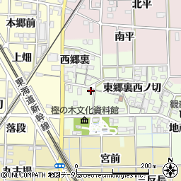 愛知県一宮市萩原町高松川田8周辺の地図