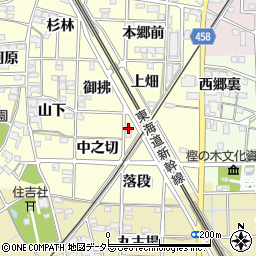 愛知県一宮市萩原町戸苅中之切17周辺の地図