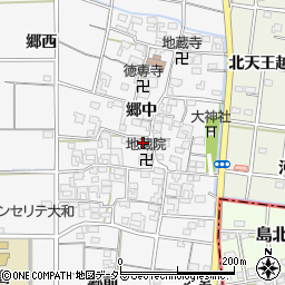 愛知県一宮市大和町於保郷中2394周辺の地図