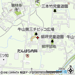 愛知県春日井市牛山町2082-5周辺の地図