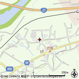 京都府船井郡京丹波町広野中地23周辺の地図