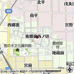 愛知県一宮市萩原町高松東郷裏西ノ切周辺の地図