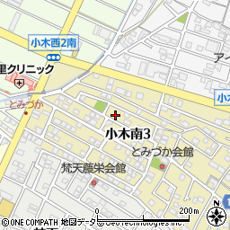 愛知県小牧市小木南3丁目225周辺の地図