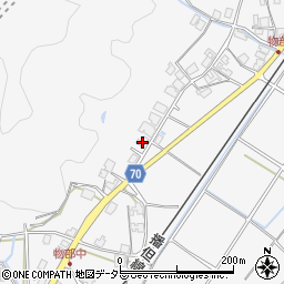兵庫県朝来市物部772周辺の地図