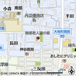 愛知県岩倉市大地町郷前周辺の地図