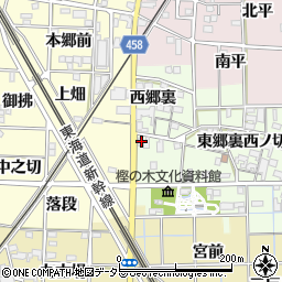 愛知県一宮市萩原町高松川田1周辺の地図