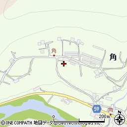 京都府船井郡京丹波町角下林周辺の地図