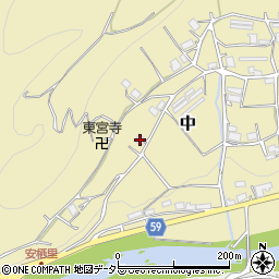 京都府京丹波町（船井郡）中（大西）周辺の地図