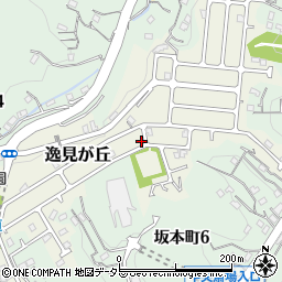 神奈川県横須賀市逸見が丘15-1周辺の地図