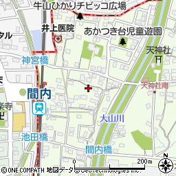 愛知県春日井市牛山町250周辺の地図