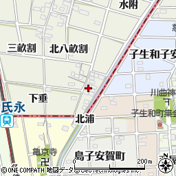 愛知県一宮市大和町氏永小松山周辺の地図