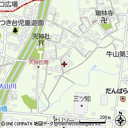 愛知県春日井市牛山町494周辺の地図
