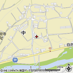 京都府船井郡京丹波町中中里周辺の地図