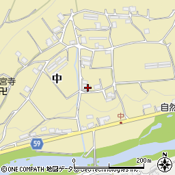 京都府京丹波町（船井郡）中（中里）周辺の地図